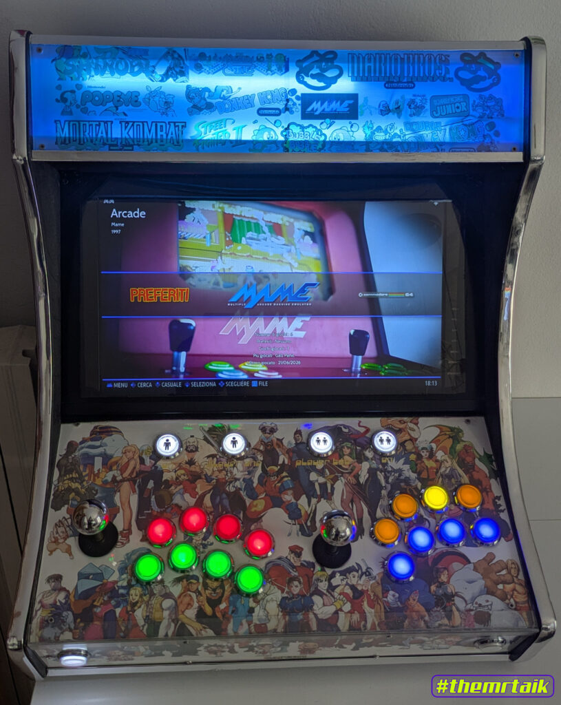 Menù di selezione giochi Batocera
