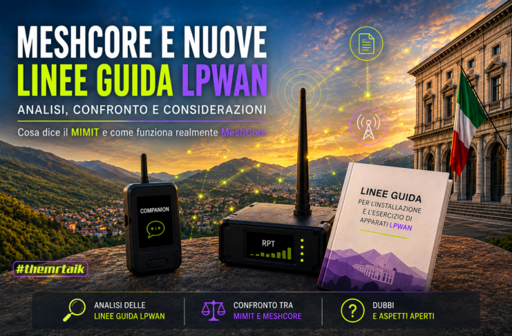 Immagine di copertina per le linee guida del MIMIT e MeshCore